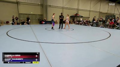 135 lbs Round 2 (8 Team) - Gabriella Sergi, Florida vs Kassey Daugherty, Virginia