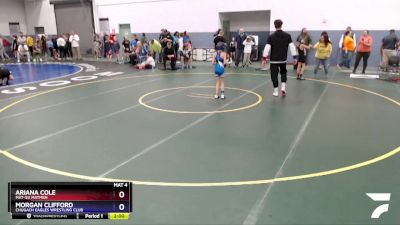 65 lbs Round 2 - Morgan Clifford, Chugach Eagles Wrestling Club vs Ariana Cole, Mat-Su Matmen