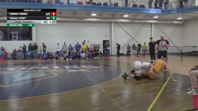184 lbs Cons. Round 3 - Isaac Cory, Penn College vs Brent Perry, Alfred State