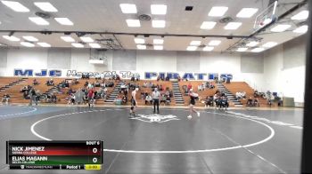 133 lbs Champ. Round 1 - Elias Magann, Delta College vs Nick Jimenez, Sierra College
