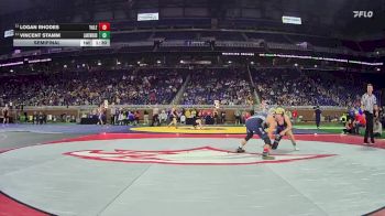 D3-132 lbs Semifinal - Vincent Stamm, Lake Odessa Lakewood vs Logan Rhodes, Yale