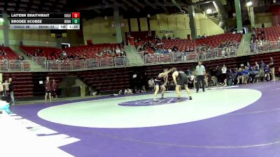 144 lbs 4th Wrestleback (16 Team) - Brodee Scobee, Bennington vs Laitenn Braithwait, Columbus