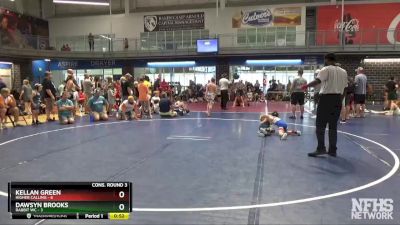 50 lbs Semis & 3rd Wb (16 Team) - Dawsyn Brooks, Rabbit WC vs Kellan Green, Higher Calling