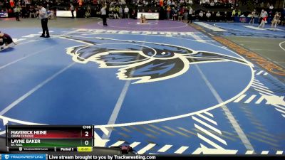 Cons. Round 2 - Maverick Heine, Cedar Catholic vs Layne Baker, St. Paul