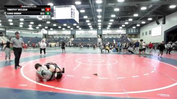 125 lbs Quarterfinal - Luke Green, Mt. Olive vs Timothy Mclean, Brewton-Parker (GA)