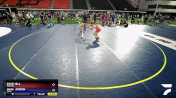 120 lbs Quarterfinal - Zane Hill, Oregon vs Nash Jensen, Utah