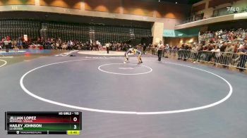 110 lbs Cons. Round 2 - Gabrielle Caro, Redwood -Visalia vs Kody Zaffarano, University Prep