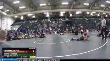 90 lbs Round 4 (6 Team) - Jaxon Petersen, Columbus Wrestling Organization vs Isaac Carroll, G.I. Grapplers Black