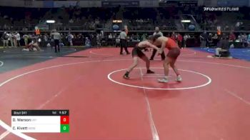 163 lbs Semifinal - Donavin Warson, Cry Wolf Wrestling vs Collyn Kivett, Neosho Wrestling