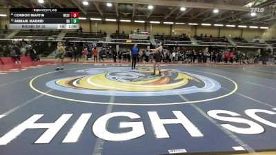 138 lbs Round Of 32 - Connor Martin, Westerly vs Armani Madrid, Bishop Hendricken