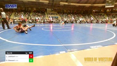 76 lbs Round Of 32 - Logan Lakhlani, Attack Wrestling Club vs Daxton Stewart, Vian Wrestling Club