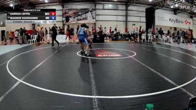 77 kg Champ. Round 2 - Garran Leffel, NMU-National Training Center vs Magnus Kuokkanen, Indiana RTC