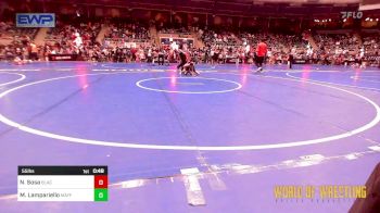 55 lbs Consi Of 32 #2 - Nicholas Sosa, Black Flag Wrestling Academy vs Mason Lampariello, Mayfield Mat Academy
