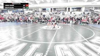 105 lbs 1st Place Match - Leena Sharp, Uintah vs Kaliya Klise, SLAM! NEVADA