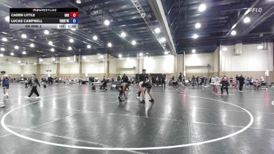 150 lbs Rr Rnd 2 - Caden Little, Oakleaf High School vs Lucas Campbell, Trident Wrestling Club