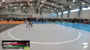 52 lbs Cons. Round 3 - Alexander Flores, Jflo Trained vs Liam Harris, West Amarillo Wrestling Club
