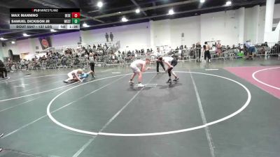 137 lbs Round Of 16 - Max Mannino, Desert Oasis vs Samuel Dickison Jr, Westside WC