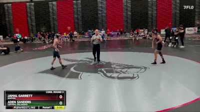 125 lbs Cons. Round 2 - Jamal Garrett, Barton vs Aden Sanders, Central Oklahoma