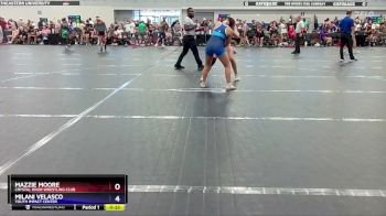 119 lbs Round 2 - Milani Velasco, Youth Impact Center vs Mazzie Moore, Crystal River Wrestling Club