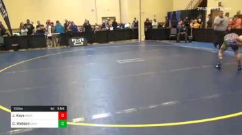 103 lbs Quarterfinal - Jasmine Keys, McKeesport vs Daylee Watson, Conneaut Lake