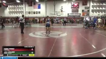 88 lbs Cons. Round 2 - Levi Walker, Moapa Valley vs Aizec Perez, Cheyenne