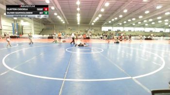 52 lbs Round Of 32 - Clayton Ciociola, The Hunt Wrestling Club Black vs Oliver Bartholomew, Grit Mat Club Blue