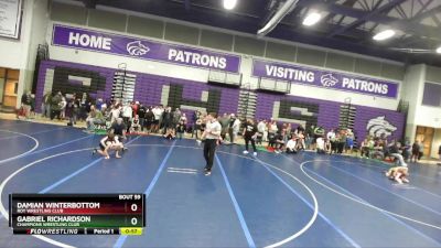 75 lbs Quarterfinal - Damian Winterbottom, Roy Wrestling Club vs Gabriel Richardson, Champions Wrestling Club