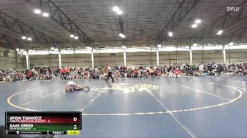 83 lbs Round 2 (4 Team) - Apisai Tabakece, Sublime Wrestling Academy vs Gage Green, Team Northwest