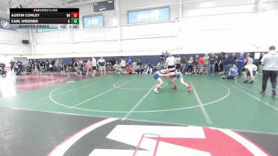 C-96 lbs Quarterfinal - Austin Conley, WV vs Carl Weidner, IL