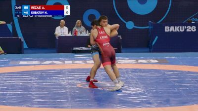 80 kg 1/8 Final - Alireza Rezaei, Iran vs Nurluutan Kubatov, Kyrgyzstan