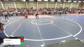 144 lbs Quarterfinal - Caden Ruggles, Viking Wrestling vs Adrian Morales, Badlands WC