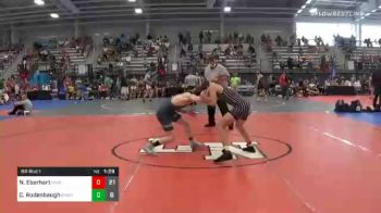 138 lbs Prelims - Noah Eberhart, Midwest Xtreme Wrestling Silver vs Caiden Rudenbaugh, Buffalo Valley Blue