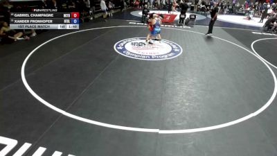 150 lbs 1st Place Match - Gabriel Champagne, Nor Cal Take Down Wrestling Club vs Xander Fronhofer, Beat The Streets - Los Angeles