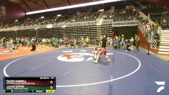 117 lbs Cons. Round 1 - Tacen Farrell, Eastside United Wrestling Club vs Lucas Eaton, Powell Wrestling Club