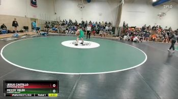 144A Cons. Round 1 - McCoy Milek, Lander Valley vs Jesus Castillo, Burns/Pine Bluffs