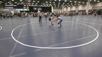 106 lbs Quarters - Alexander Hall, Greater Heights Wrestling vs AJ Woerpel, Team Nazar Training Center