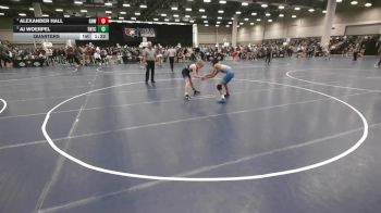 106 lbs Quarters - Alexander Hall, Greater Heights Wrestling vs AJ Woerpel, Team Nazar Training Center