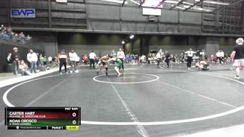 100 lbs Cons. Round 1 - Carter Hart, Mulvane Jr. Wrestling Club vs Noah Orosco, U Town Hammers