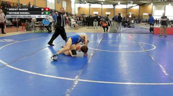 120 lbs Round Of 16 - Wesley Saadeh, North Kingstown vs Shyheim Russell, North Providence