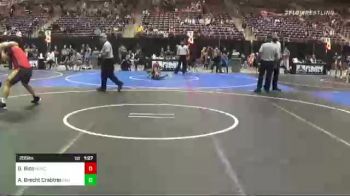 285 lbs Quarterfinal - Geo Rico, Norcal All Stars vs Arik Brecht Crabtree, Dallas