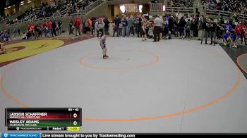 43 lbs Cons. Round 3 - Jaxson Schaffner, Whiskey Hill Wrestling vs Wesley Adams, Salem Elite Mat Club