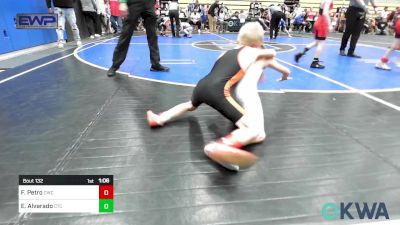 58 lbs Semifinal - Frank Petro, Cowboy Wrestling Club vs Emmett Alvarado, Comanche Takedown Club