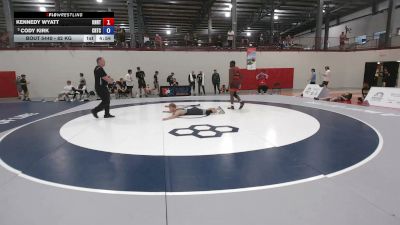 82 kg Cons. Quarters - Kennedy Wyatt, Knights RTC vs Cody Kirk, CLT Regional Training Center