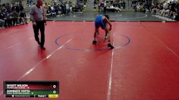 119 lbs Round 5: 12:00pm Sat. - Wyatt Wilson, Palmer High School vs Dominick Votta, Eagle River High School