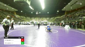 140 lbs Semifinal - Gavin Bauder, Buchanan vs Wyatt Lewis, Clovis