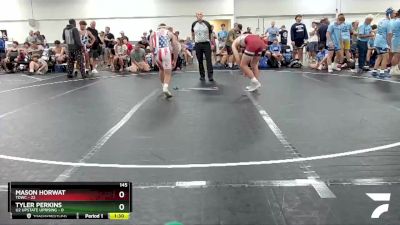 145 lbs Finals (2 Team) - Mason Horwat, TDWC vs Tyler Perkins, U2 Upstate Uprising