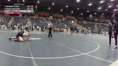 133 lbs Champ. Round 2 - Anthony O`dell, Southeastern vs Grady Woodard, New College Of Florida