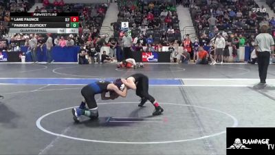 76 lbs Quarterfinal - Parker Zluticky, Kansas YG vs Lane Faunce, Slyfox