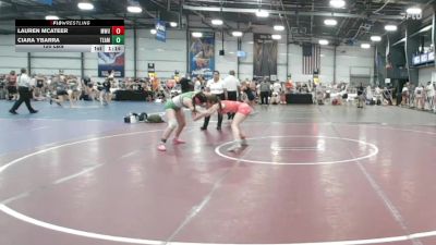 120 lbs Rr Rnd 3 - Lauren McAteer, MetroWest United vs Ciara Ybarra, Team RJN
