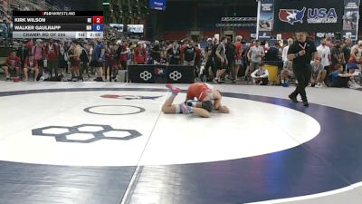144 lbs Champ. Rd Of 256 - Kirk Wilson, Nebraska vs Walker Gaulrapp, Minnesota